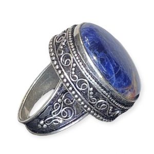 **SOLD** NWOT 92.5 Lapis Stone Ring
